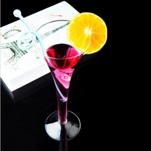 230ML Creative Cocktail Glass Cup Inverted Triangle Cup Martini Glass Red Wine Glass Tall Champagne Glass for Wine Whiskey Juice
