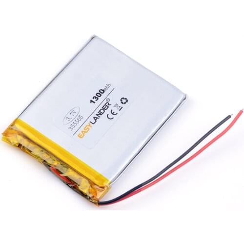 Lithium ion rechargable battery 355565 1300mAh For MP4 MP5 GPS eBook