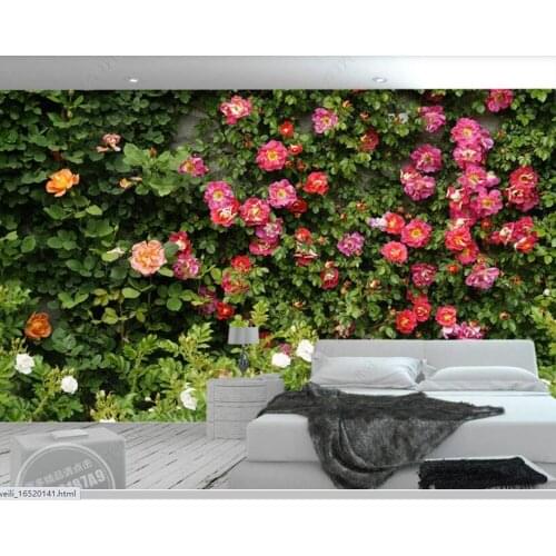 Papel de parede Rose flowers background 3d wallpaper,living room tv wall bedroom wall papers home decor restaurant cafe mural