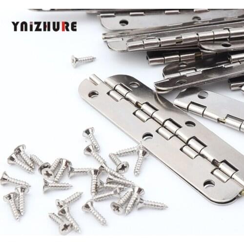 Oval Iron Cabinet Door Luggage Long Hinge 6 Holes Decor Furniture Decoration Chinese Antique Vintage Old Hinges 65*9mm 20Pcs