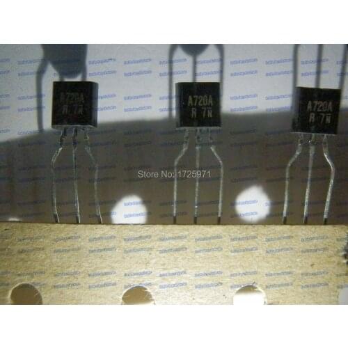 100PCS/LOT 2SA720 A720 TO92 PNP Plastic Encapsulated Transistor