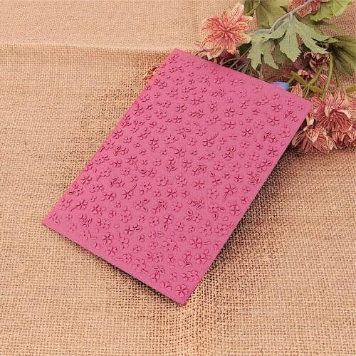 15x15 Lovely flower Embossing Folders Plastic Halloween Scrapbooking DIY Template Fondant Cake Photo Album Christmas Card Making