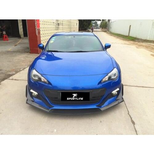 Fit For 14-16 Years Subaru Brz Three Section Lip Spoiler Carbon Fiber Front Shovel