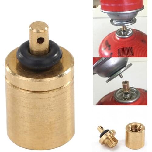Practical Connector Gas Refill Adapter For Camping Stove Gas Cylinder/Tank/Burn Outdoor Stove Accessories Cooking Supplies Parts