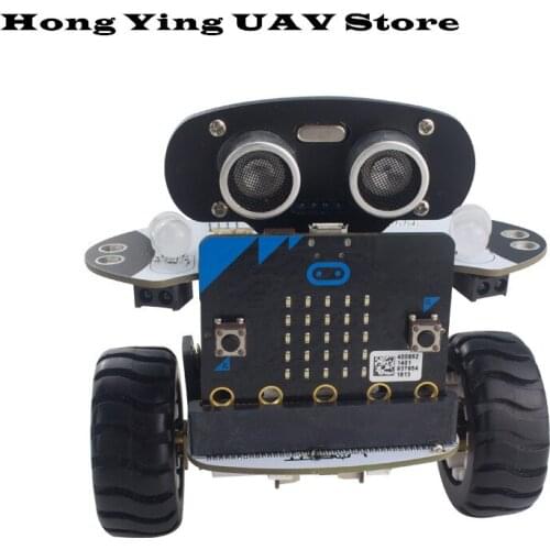 DIY Qbit programming intelligent remote control car Micro:bit Robot Arduino USB communication LED dot matrix RC robot toy