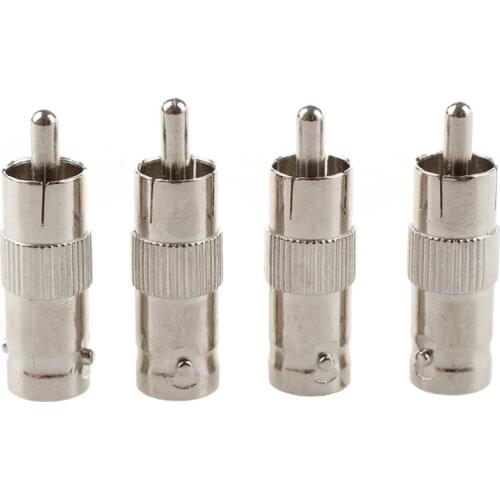 Promotion! 10 BNC Female TO RCA Male Plug COAX Adapter Connector