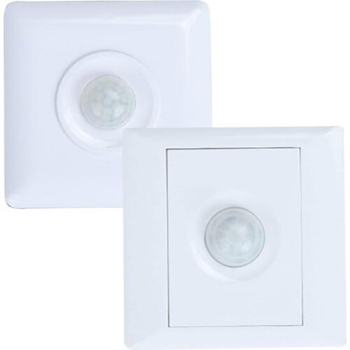 Adjustable Infrared PIR Motion Sensor Switch Wall Mount Control Light Automatic Module LED Light Induction Light Control Switch