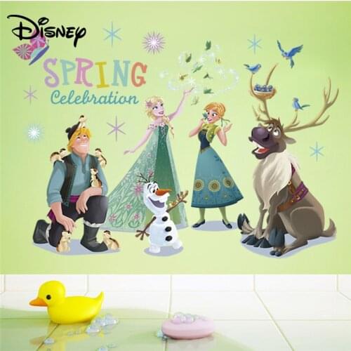 Disney Ice romance stickers childrens room background decorative stickers cartoon animation creative stickers