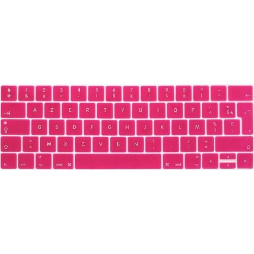 Silicone Keyboard Cover Skin For Macbook Pro Retina 13 15 Touchbar 2016 Models A1706 A1707 Eu French Language Azerty