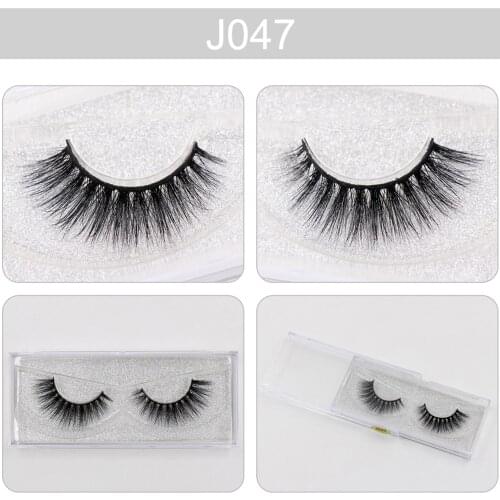 SOQOZ Eyelashes 3D Mink Eyelashes Natural Long Thcik Mink Lashes Fluffy Cruelty Free False Eyelashes Fullness Makeup J047