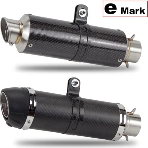 38-51mm Universal Motorcycle Exhaust Muffler Dual Left Right Side Escape Moto E Mark DB Killer for pcx nmax Z1000 Z900 FZ6N R6