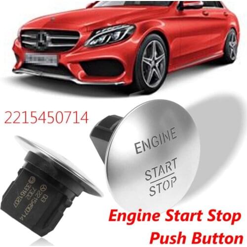 High Quality For Mercedes-Benz Push To Start Button Keyless Go Engine Start Stop Switches Car Parts Dropshipping
