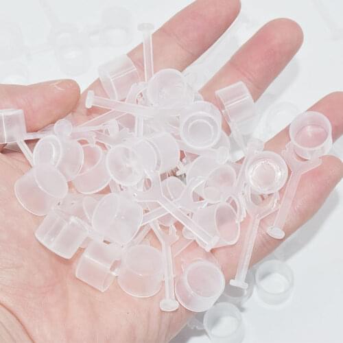 100 PCS/Bag Plastic Queen Cage Candy Cap for Queen Bees Breeding