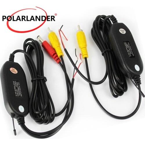 2.4G Wireless Auto DVD Accessories Kit Night Vision with Digital LCD Monitor RCA Video Transmitter and Receiver Factory price