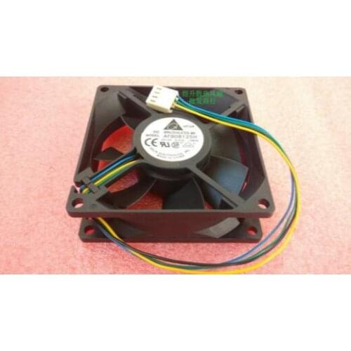 2pcs/Lots Genuine for Delta 8025 AFB0812SH DC12V 0.51A 8CM 80*80*25MM 4-line Large Volume Case Cooling Fan