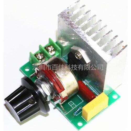 3800W imported SCR high-power electronic thermostat dimming governor speed motor controller,voltage regulator