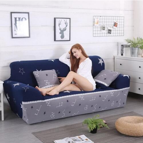 40Non-slip Sofa Covers Polyester Elastic All-inclusive Sofa Cushion Sofa Towel Sectional Slipcover for Living Room