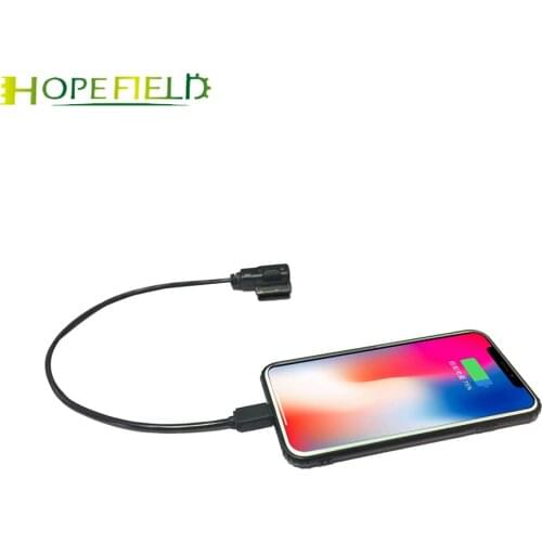 Car AUX cable for Audi A3 8V A4 B6 B7 A6 C6 C7 media AMI MDI MMI interface for volkswagen Passat for iPhone 8 X charge adapter
