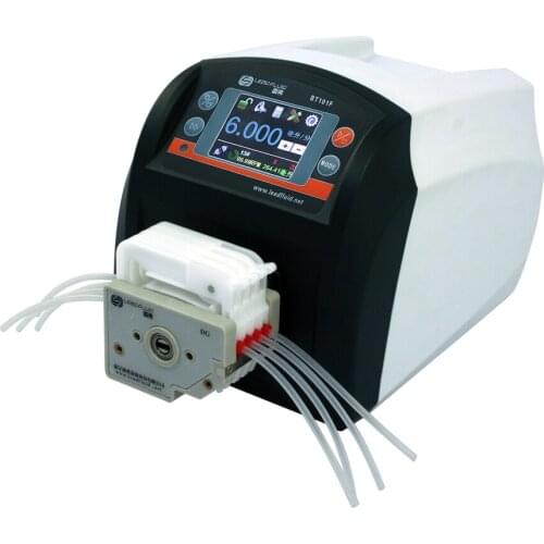 BT101F DG10-4 Industrial Medical Lab Food Dispensing Dosing Filling Tubing Liquid Peristaltic pump 0.00011-20ml/min