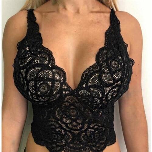 Female Large Size Lace Bras Sexy Seamless Bra Gathering Comfortable Solid Color Sexy Underwear Without Steel Ring For Women