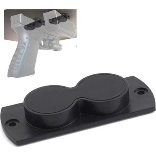 Black Magnetic Vehicle Guns Mount Storage Holder Rifles Storage Mount Suitable for Home Truck Cars