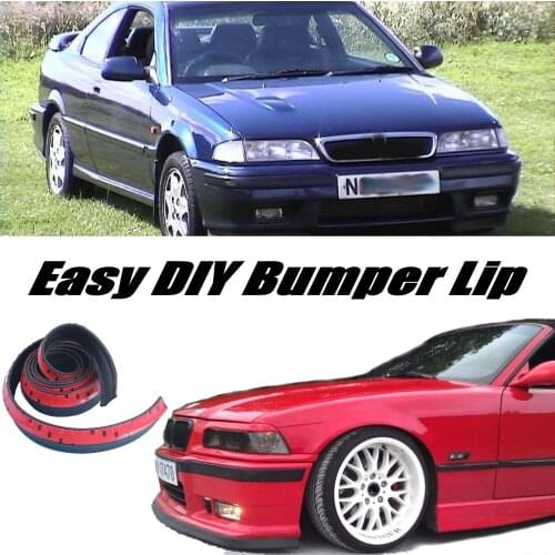 NOVOVISU Bumper Lip Deflector Lips For Rover 200 Coupe Front Spoiler Skirt For Car Tuning / Body Kit / Strip