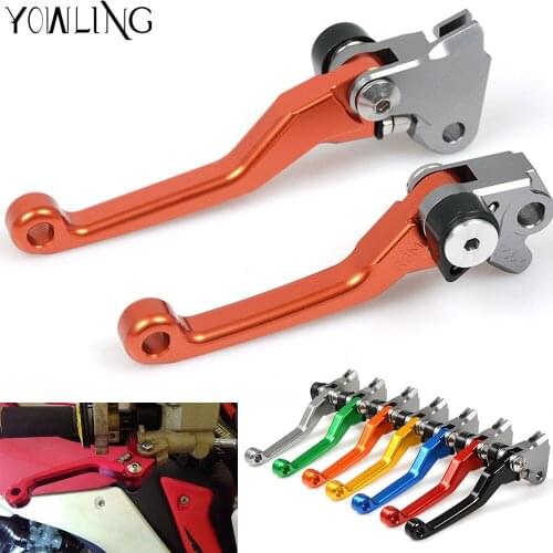For 65SX 65XC 85SX 85XC 2004 2005 2006 2007 2008 2009 2010 2011 Motorcoss Foldable Pivot Dirt Bike Brake Clutch Lever