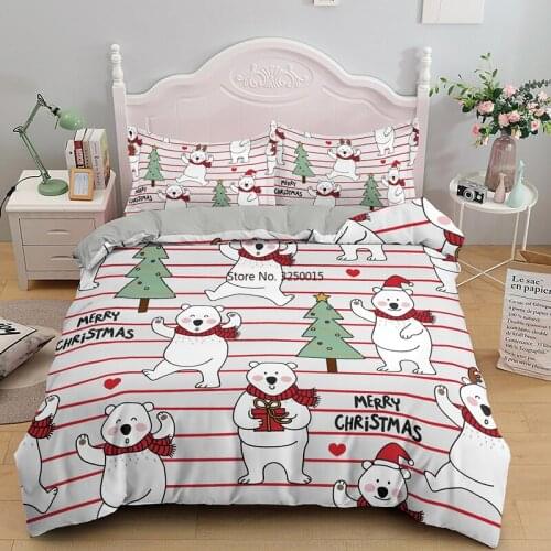 Home Textiles Cartoon Animal Bedding Set Panda Dinosaur Duvet Cover Pillowcase 2/3pcs for Children Single Double Size Bedclothes