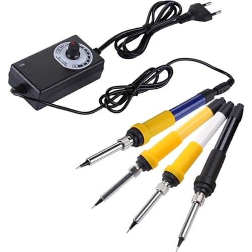 DC 12V 60W Electric Soldering Iron Car Battery Low Voltage Portable Solder Rework Repair Tools