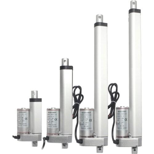 750N DC12V Linear Actuator 750N 100mm 200MM Stroke Linear Drive Electric Motor Controller For Auto Car RV Electric Door Opener