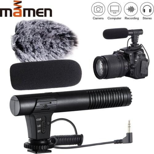 MIC-02/MIC-03/MIC-05/MIC-06/MIC-07 3.5mm Mobile Phone/Camera Microphone Video Recording Super-cardioid Pointing Stereo Mic 2020