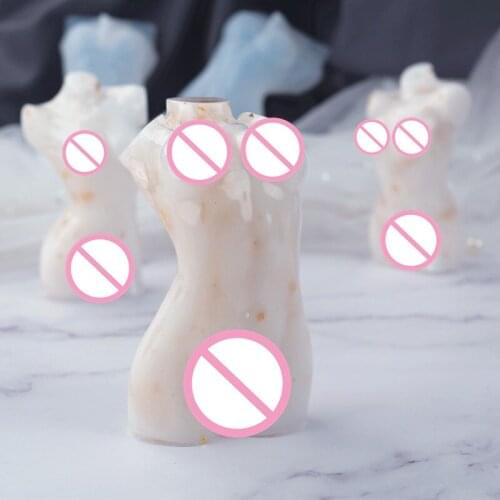 DIY Model Body Decoration Stand Silicone Mold Jewelry Fillings Resin Sex Lady Shaped Desktop Layout Handmade Epoxy Mould Craft