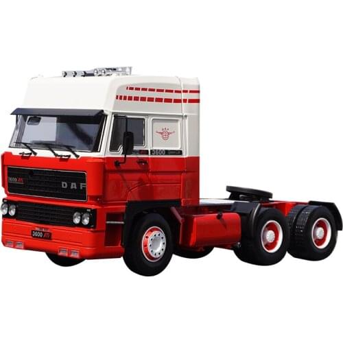 Original factory 1:18 KK DAF 3300 3600 Space cab Diecast tractor truck model for collection, promotion, gift