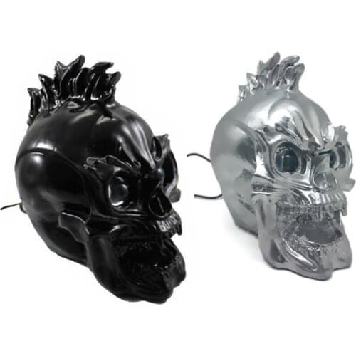 Motorcycle LED Skull Head Light Headlight Lamp For Harley Honda Yamaha Suzuki Kawasaki Chopper Cruiser Bobber Touring