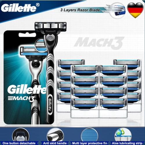 Gillette Mach 3 Men Shaver Razor Blade Machine For Shaving Blade Mach 3 Cassettes For Shaving Blade For Gillette