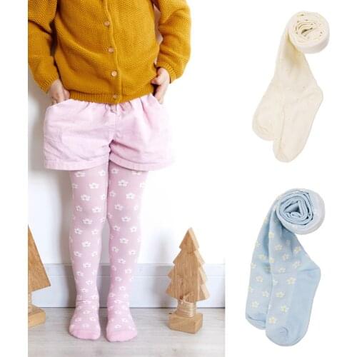 Peppy Woolton Printed Tights For Girls