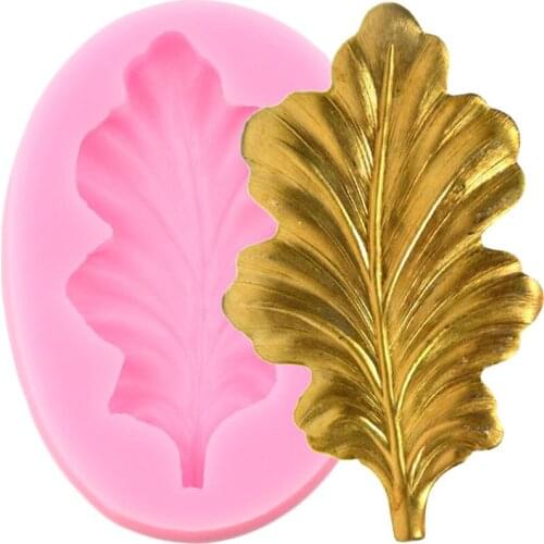 Baroque Scroll Relief Silicone Mold Leaf Cupcake Topper Fondant Cake Decorating Tools Chocolate Gumpaste Molds Candy Resin Mould