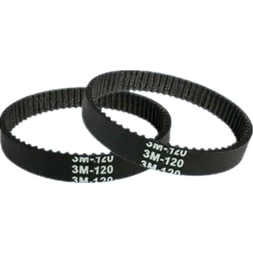 DuoWeiSi HTD3M Timing Belt 87-150mm perimeter 10/15mm Width HTD108-3M HTD120-3M HTD150-3M 3D Printer HTD-3M Ring timing belt