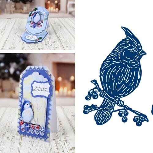 Blue Jay Bird Animal New 2021 Metal Cutting Die Scrapbooking DIY Decoration Craft Embossing Stencil Stansmallen Maker Albums