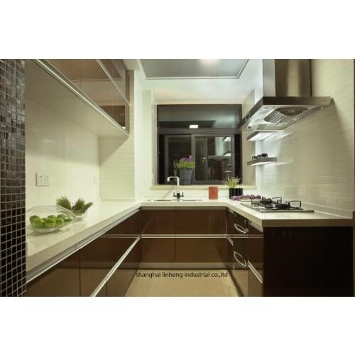 High gloss/lacquer kitchen cabinet mordern(LH-LA079)