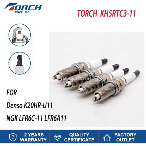 NGK LFR6C LFR5A LFR6A11 Denso K20HR IKH16 K16HPR FR8ME Replacement Torch Brand Spark Plug KH5RTC3-11K6RTM3 KH6RTC