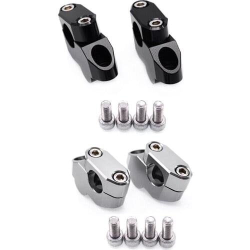 Universal Motorcycle Handlebar Riser for 22mm Bars Clamp for HONDA SUZUKI KAWASAKI YAMAHA