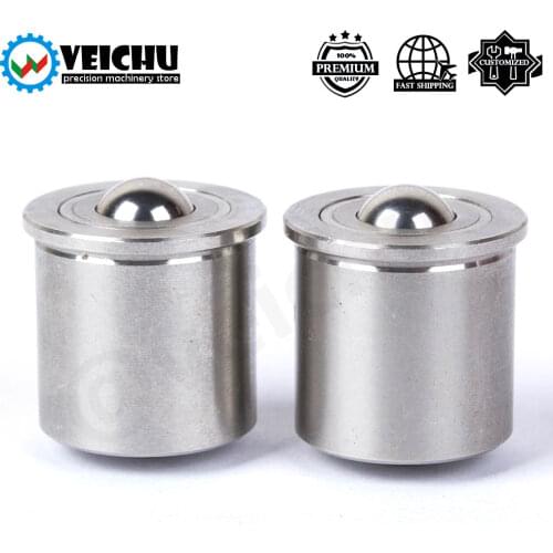 VEICHU Material Handling Stainless Steel Conveyor Ball Rollers VCN316 Press Fit Plunger Ball Rollers