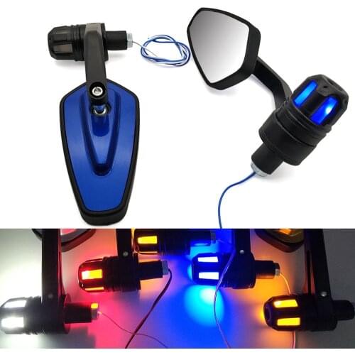 For Honda nc 700 x Hornet CB599 CB600 250 PCX 125 150 Motorcycle retrovisor Mirrors accessories With LED Turn signal Light