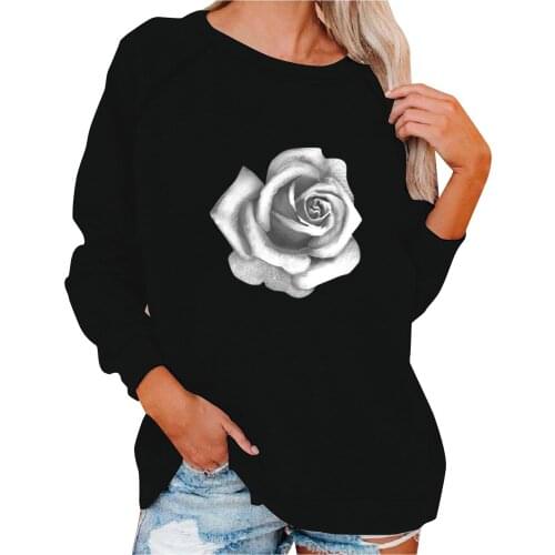 Floral Print Womens Tops And Blouses Women Long Sleeve O-neck Loose And Comfortable Blouse Tops Blusas Mujer De Moda 2021