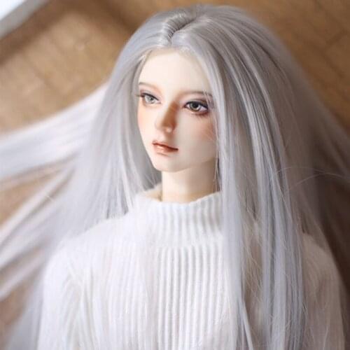 1/3 1/4 1/6 1/8 Bjd Sd Doll Wig Wire Straight HighTemperature Super Hair