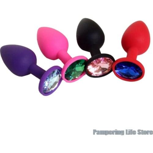 Sexy Silicone Anal Plug Massage Adult Sex Toys For Women Or Man Butt Plugs 1 Pcs