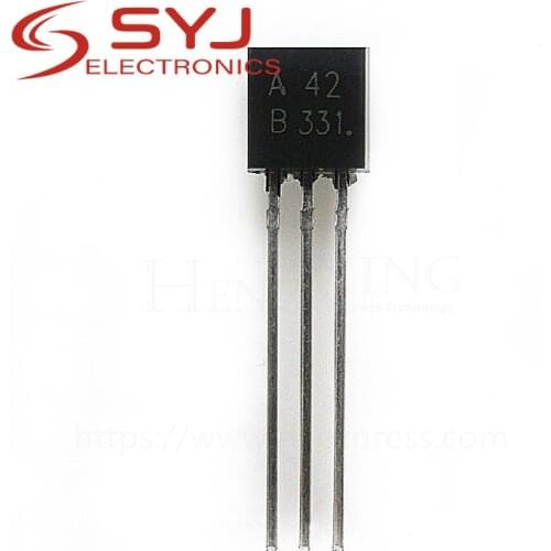 100pcs/lot MPSA42 TO-92 A42 TO92 new triode transistor In Stock