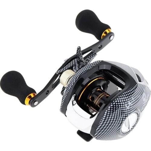 12+1BB 6.3:1 Fishing BaitCasting Reel 215g Magnetic Brake Max Drag 8KG / 17.6LB with Right Left Hand Optional