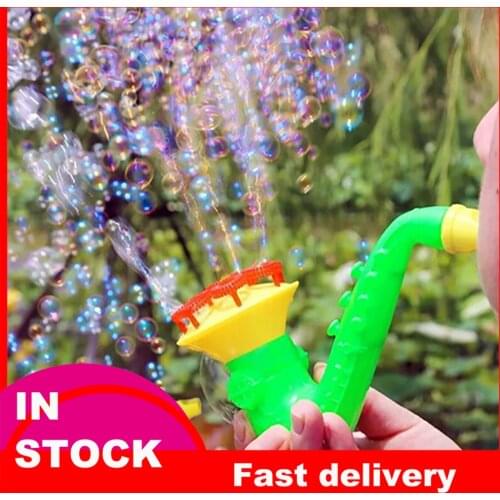 30# 1pcs Random Water Blowing Toys Bubble Soap Bubble Blower Outdoor Kids Toys Parent-child Exchange Interactive Bubbles Toy